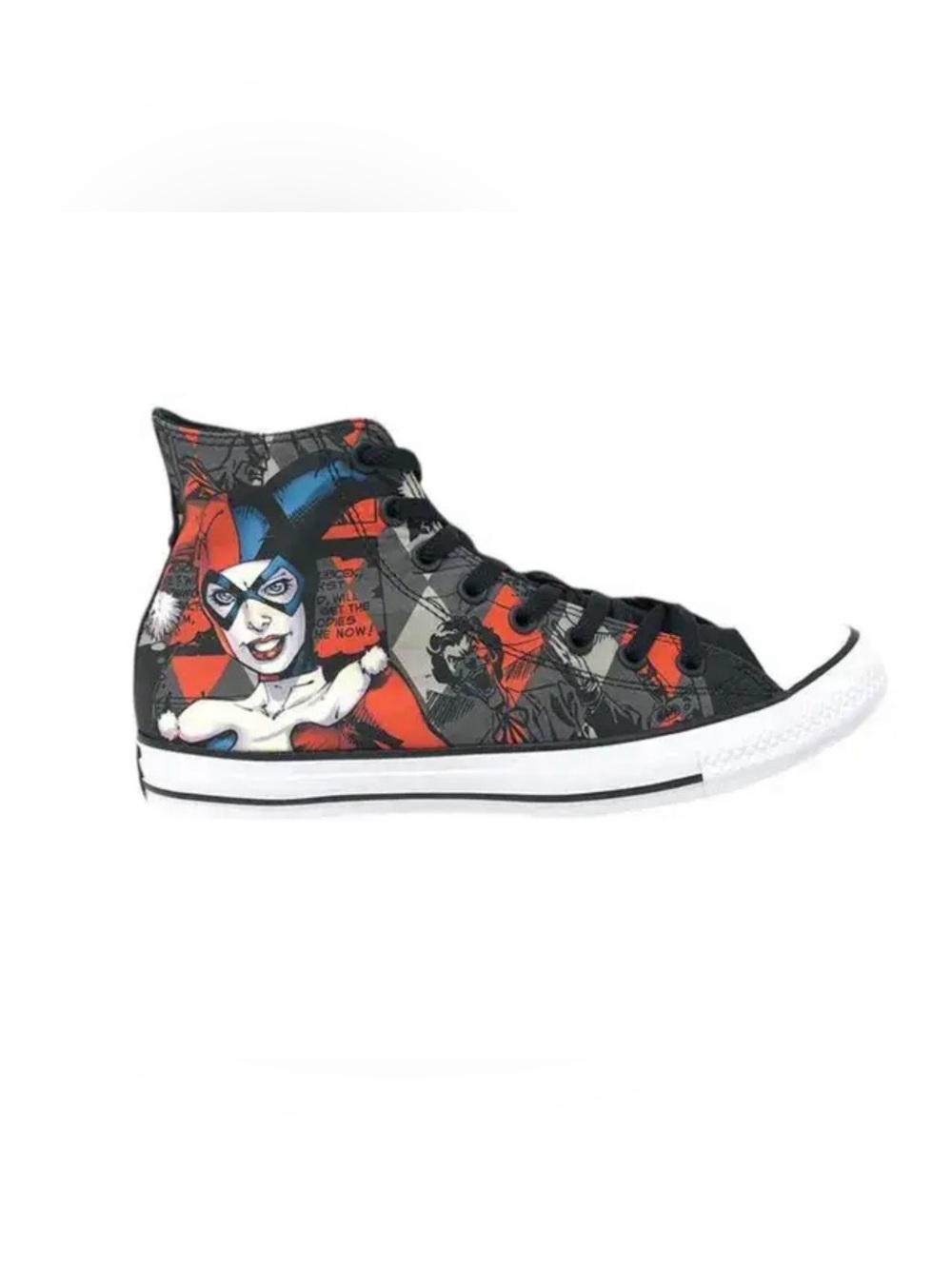 Converse DC Comics X Chuck Taylor All Star Hi Harley Quinn Sneakers Size W8/M6